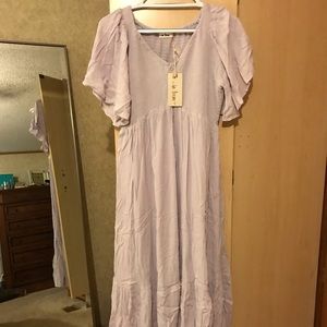 Lavender Midi Dress